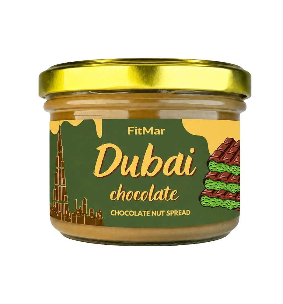 Creme mit Geschmack von Dubai-Schokolade 190g