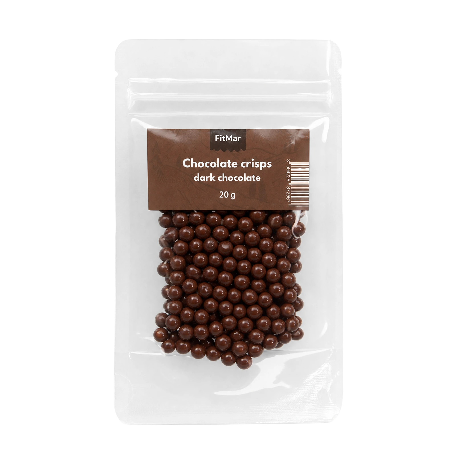 Crunchies für Creme - Zartbitterschokolade 15g