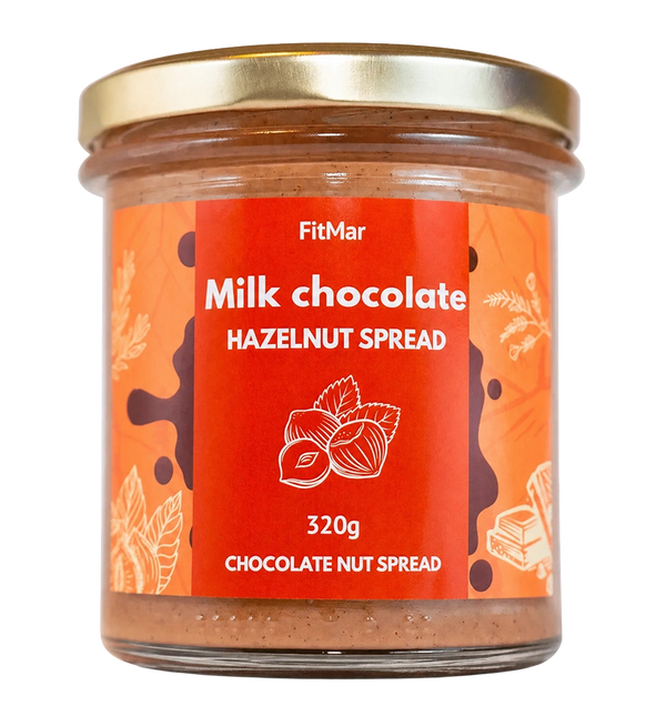 Haselnusscreme mit Milchschokolade