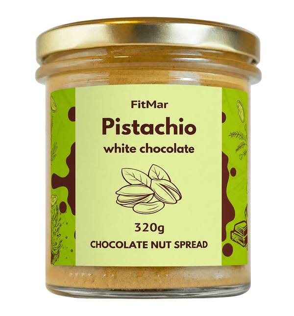 Pistaziencreme mit weißer Schokolade